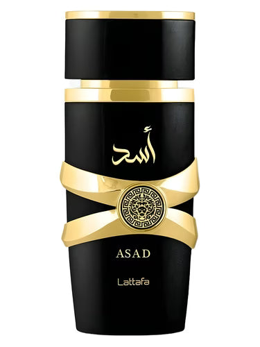 Asad by Lattafa 100ml bottle front view – Maison Tanan