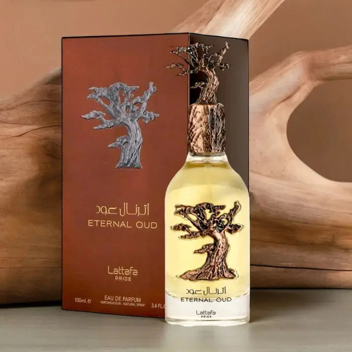 Eternal Oud perfume with box by Lattafa – Maison Tanan
