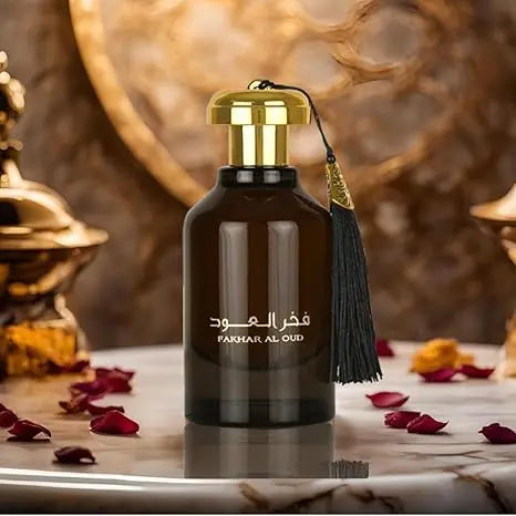Fakhar Al Oud by Ard Al Zaafaran – 100ml bottle front view – Maison Tanan
