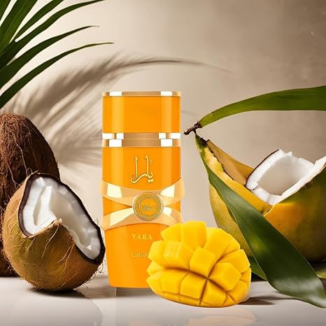 Yara Tous Eau de Parfum 100ml bottle notes by Lattafa – Maison Tanan